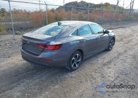 2022 Honda Insight Ex from USA, damaged, VIN 19XZE4F56NE012929